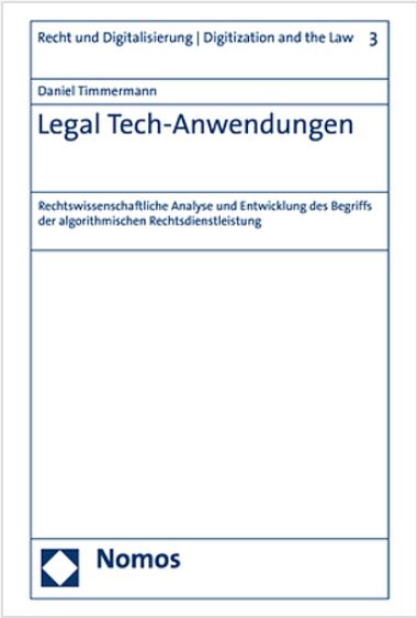 Legal Tech-Anwendungen_Timmermann