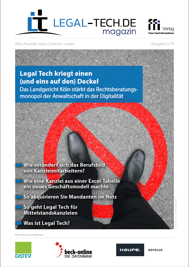 Legal Tech Magazin_1_19_Cover
