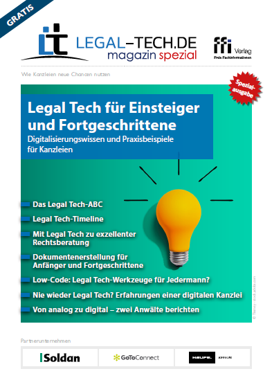 Legal Tech-Magazin für Einsteiger und Fortgeschrittene