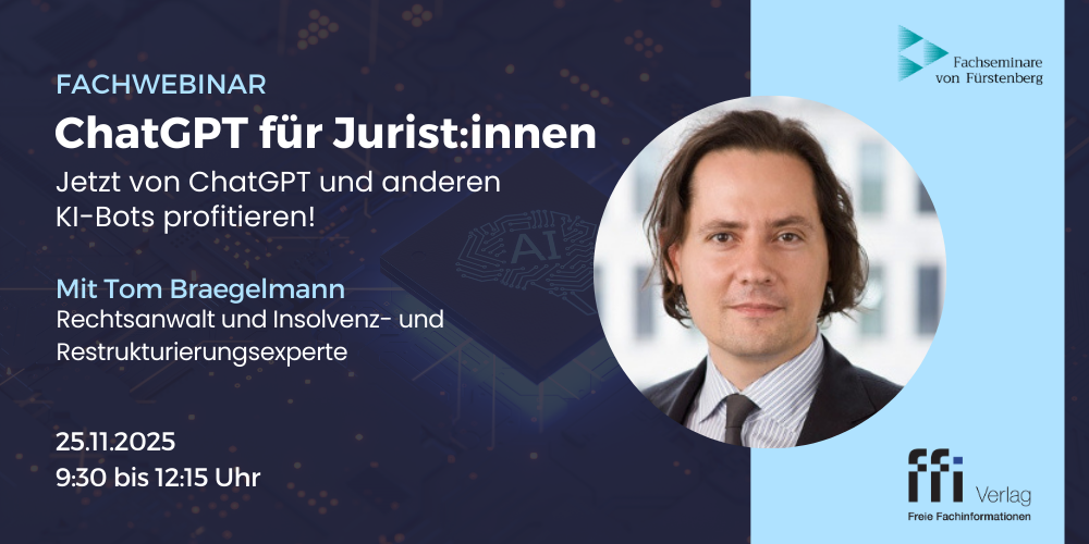 ChatGPT-Webinar Jurist:innen