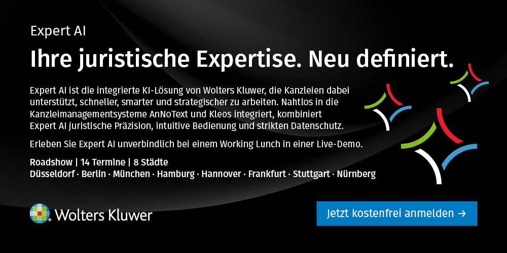 Expert AI Roadshow 2026 von Wolters Kluwer