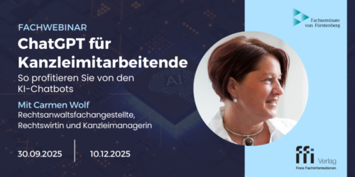 ChatGPT für Kanzleimitarbeitende